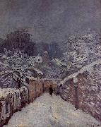 Alfred Sisley Snow at Louveciennes Germany oil painting reproduction